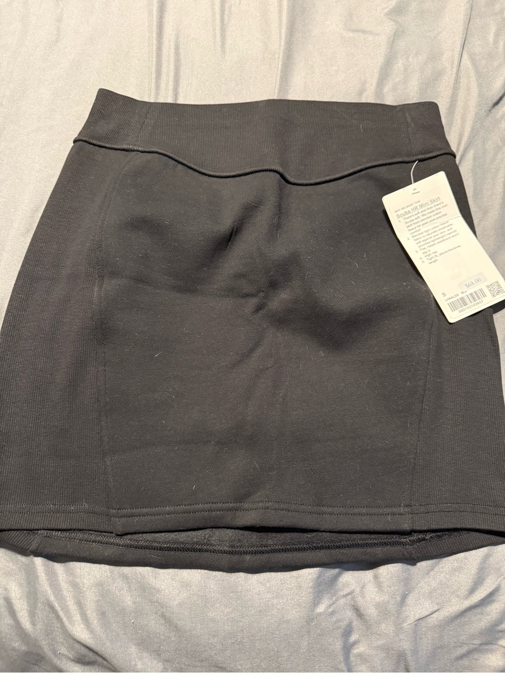 lululemon athletica Black Knit Mini Skirt